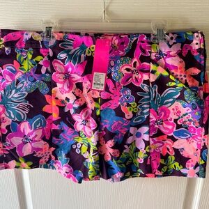Lilly Pulitzer Arabeth Stretch Shorts in Multi Floral Colors